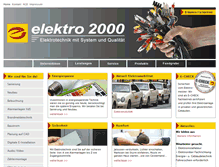 Tablet Screenshot of elektro2000.info